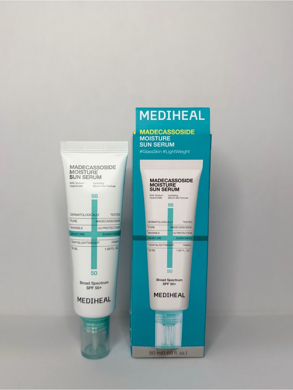 MEDIHEAL Madecassoside Moisture Sun Serum SPF 50+ - 50ml